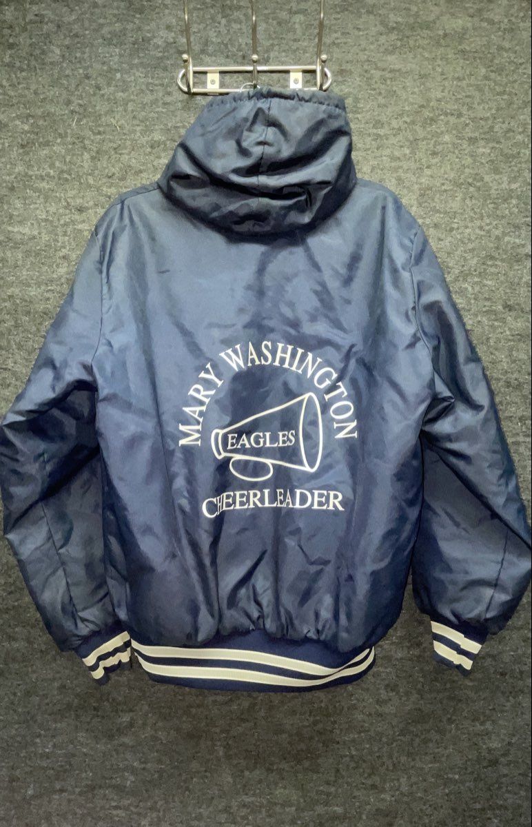 Vintage 90s Neff Women's Mary Washington College Eagles Cheerleader Jacket Sz M