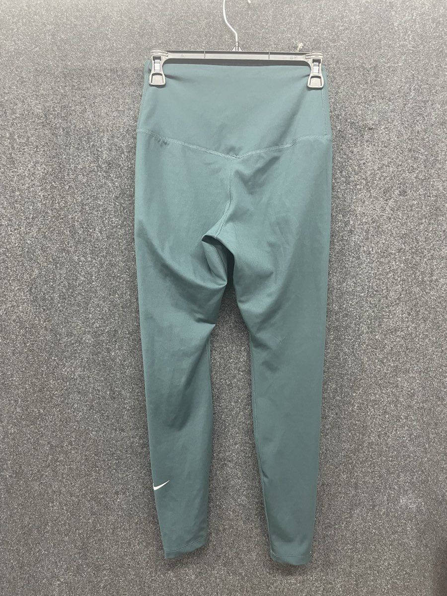 Nike Women's One Mid-Rise Tights Leggings Dark Green Performance Sz S