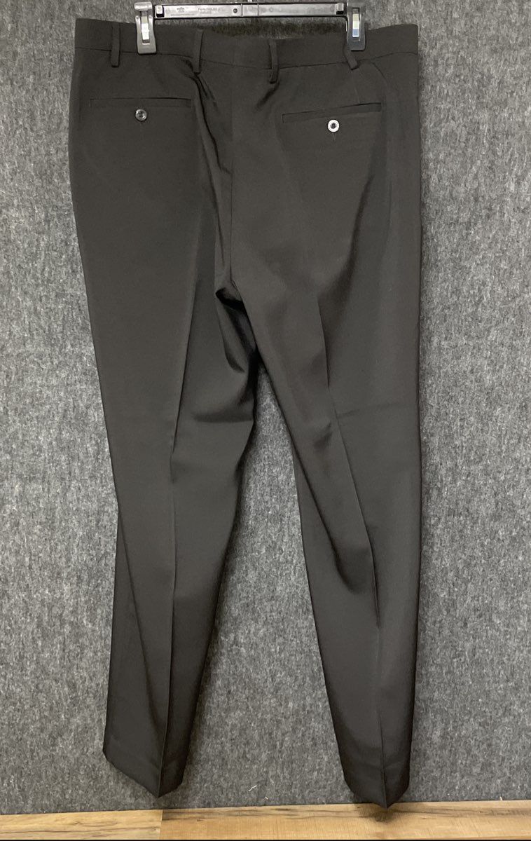 Van Heusen Jacket 44R & Michael Kors Pants 36x32 Men's Black Notch Lapel Suit
