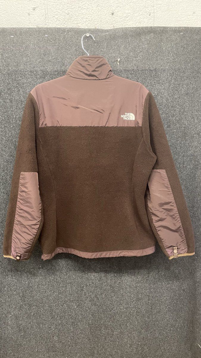 The North Face Women's Denali Fleece Jacket Brown Polartec Full Zip Sz Large