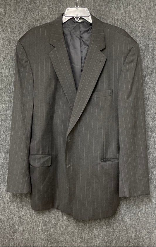 Jos. A. Bank Signature Collection Men's Gray Pinstripe Wool Blazer Gordon 48L
