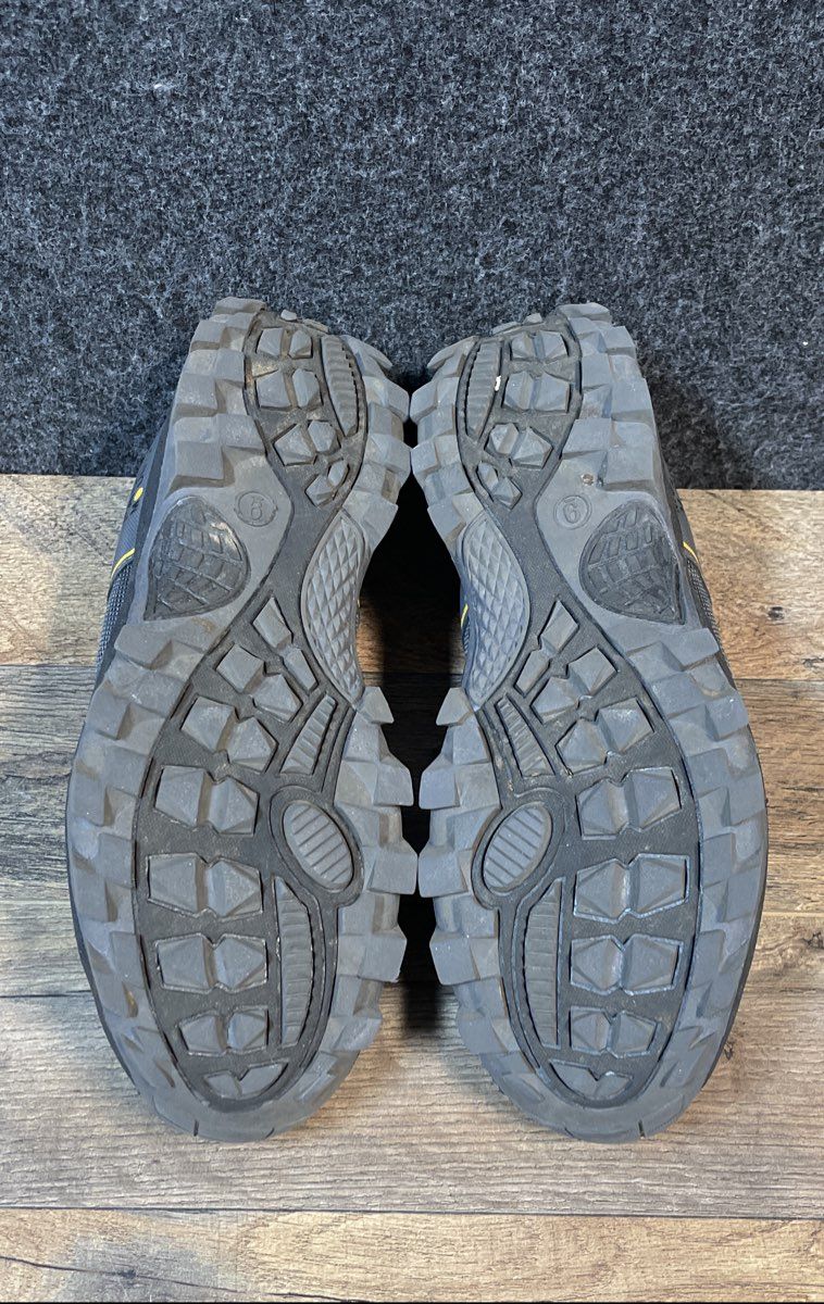 Pacific Mountain Sprinter Low Grey Yellow Trail Hiking Shoes Men's Size 9