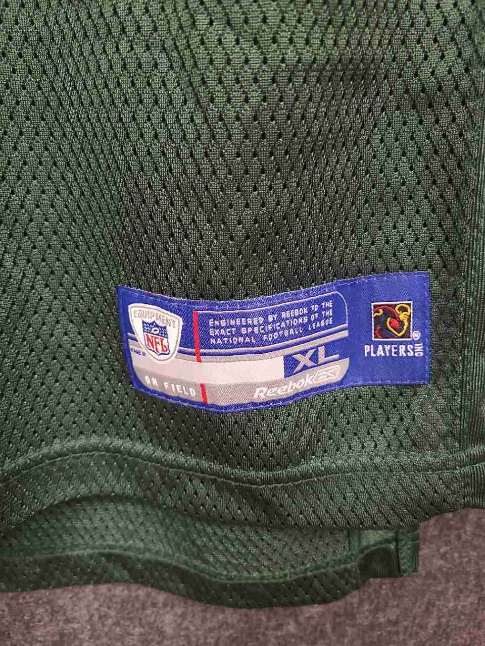 Vintage Reebok Boys New York Jets Jonathan Vilma 51 NFL Jersey Green Sz XL