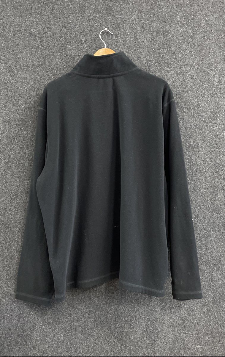 Harley-Davidson 1/4 Zip Fleece Pullover Black Gothic Font Logo Sz XL