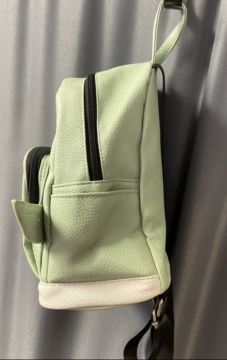 Star Wars The Child Grogu Baby Yoda Mini Backpack Faux Leather Mint Green