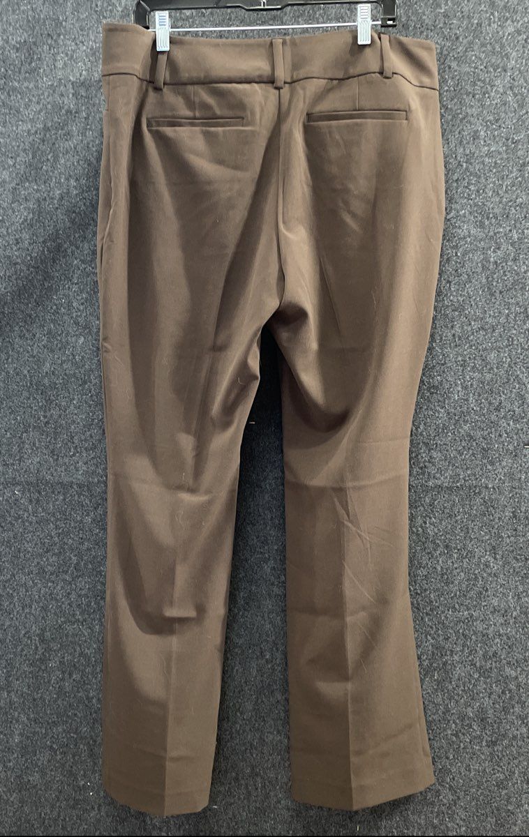 New York & Company Women's 7th Avenue Brown Barely Bootcut Dress Pants Sz 16 NWT