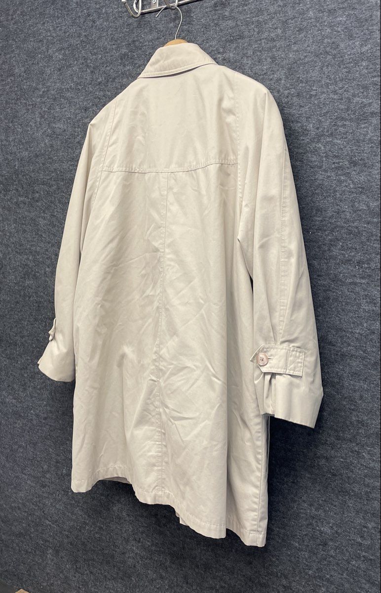 London Fog Women's Beige Limited Edition Car Coat Plaid Removable Liner Sz 12P