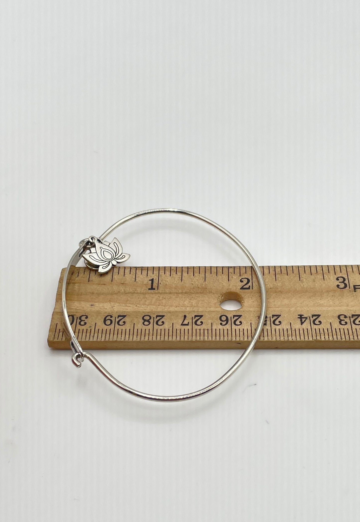 Chamilia 925 Sterling Silver 'Dream Big' ID Bangle Bracelet 6.1g