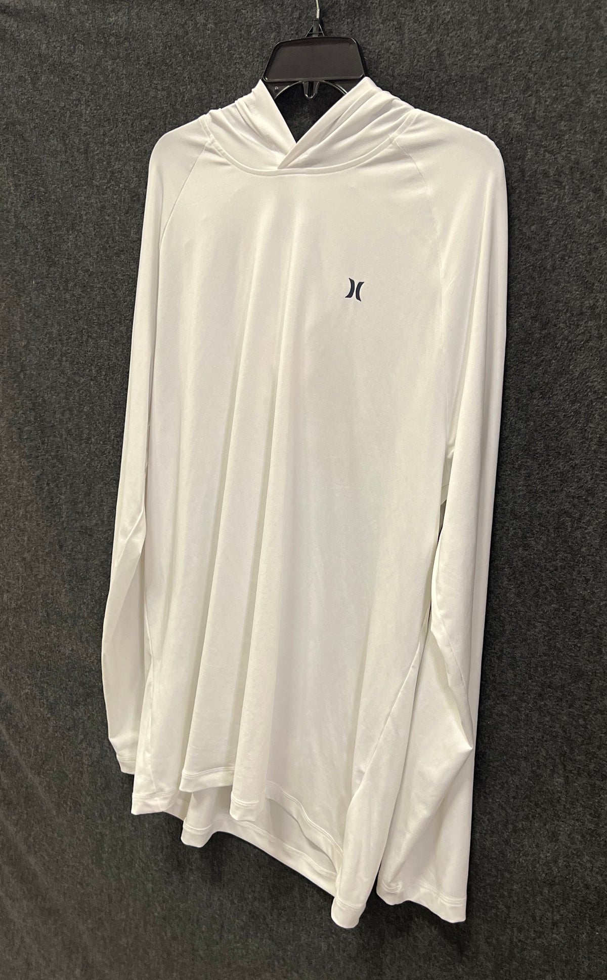 Hurley Men's White Long Sleeve Lightweight Activewear Sun Hoodie Sz XL