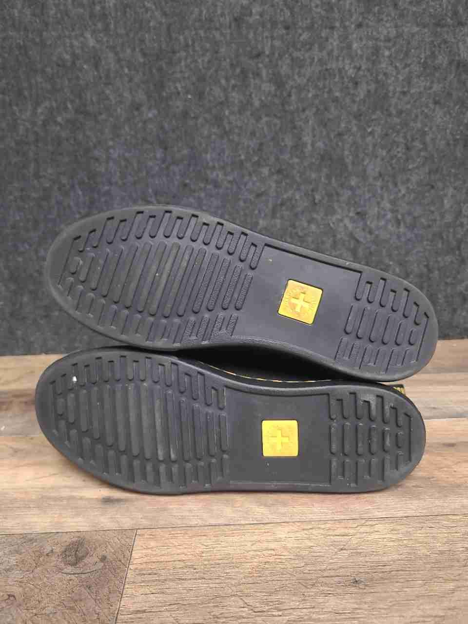 Dr. Martens Sheridan Black Canvas High Top Boots Women's Size 8