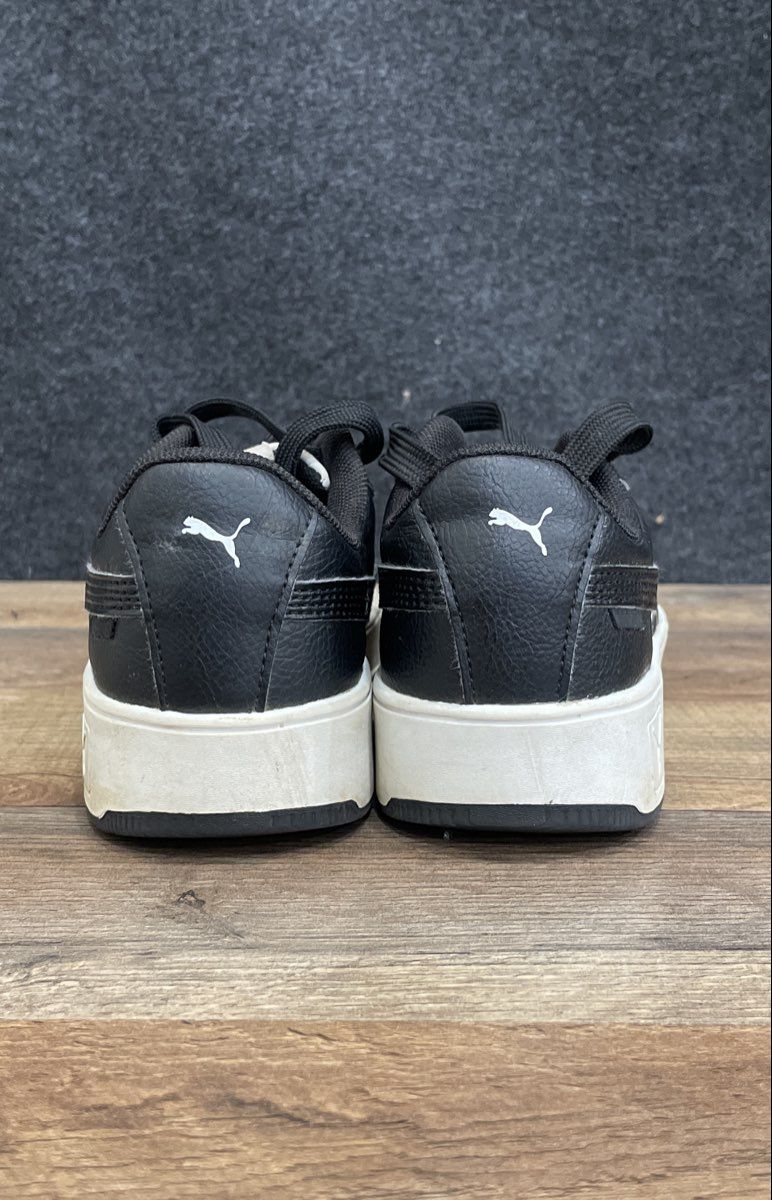 Puma Caven 2.0 Black White Kids Lifestyle Sneakers Size 2C