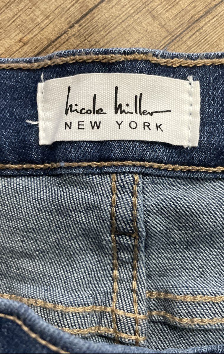 Nicole Miller New York Women's Blue SOHO High Rise Ankle Slim Jeans NWT Sz 4