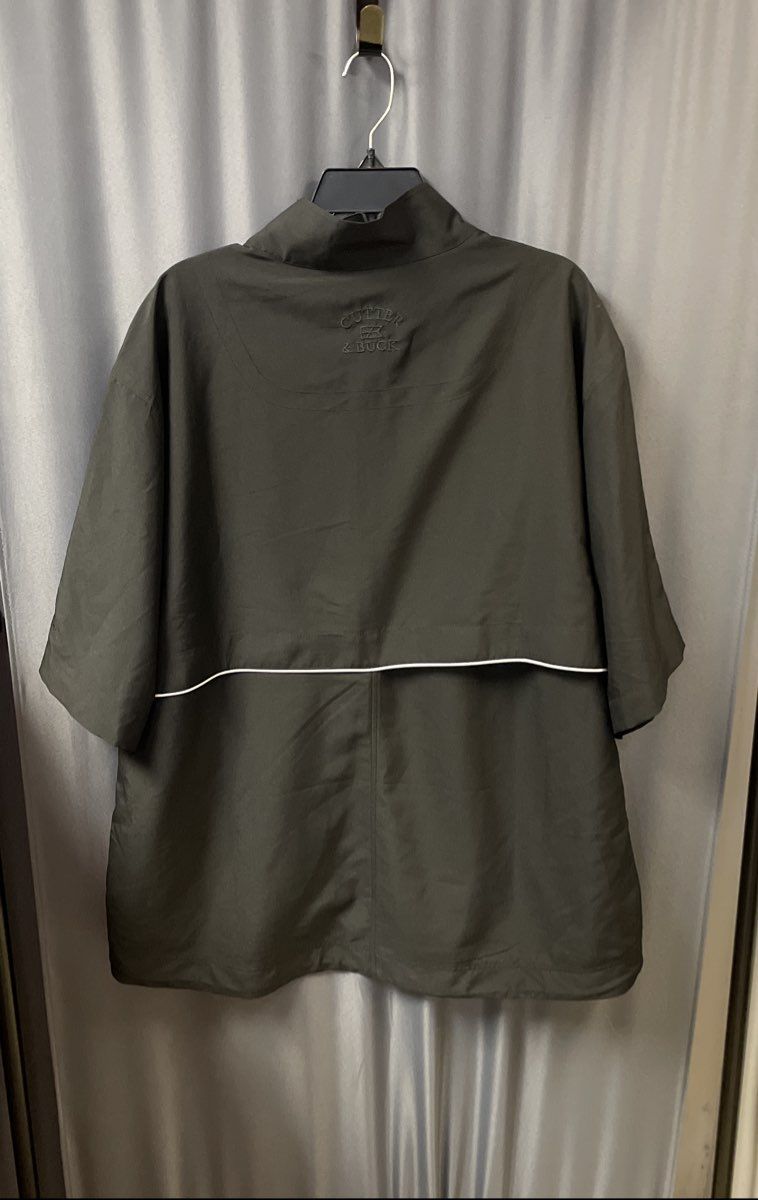 Cutter & Buck Men's Black 1/2 Zip Short Sleeve Pullover Windbreaker NWT Sz XL