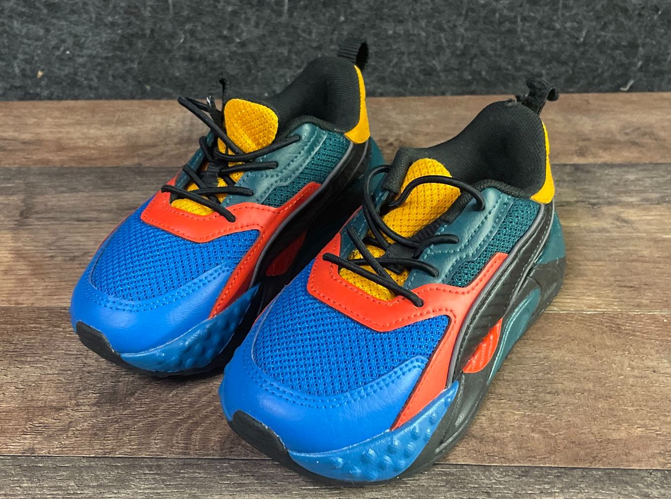 Puma RS-X Reinvent Multi-Color Blue Red Toddler Sneakers Size 9C