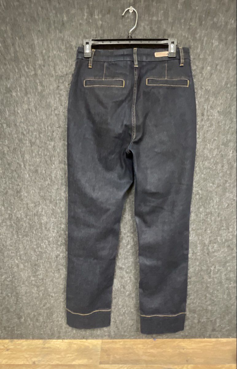 Own. Women's Dark Wash High Rise Straight Leg Denim Jeans Sz 27x30