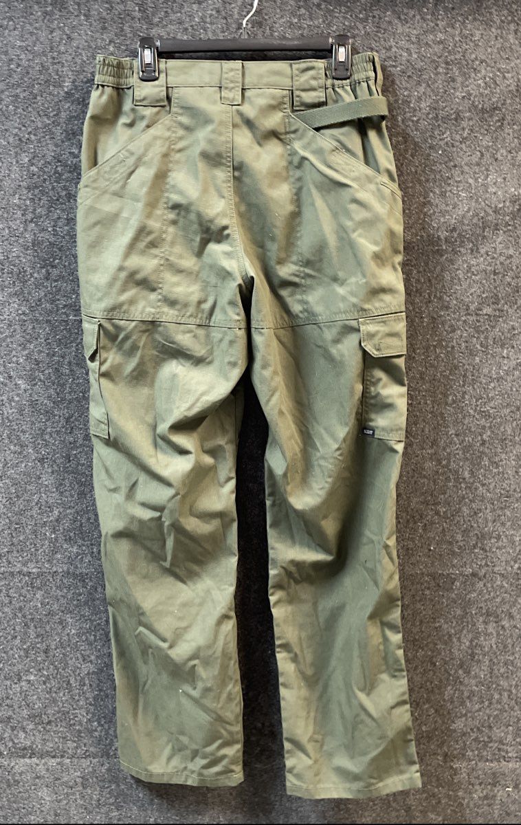 5.11 Tactical Men's OD Green Polyester Cotton Utility Cargo Pants Sz 34x34