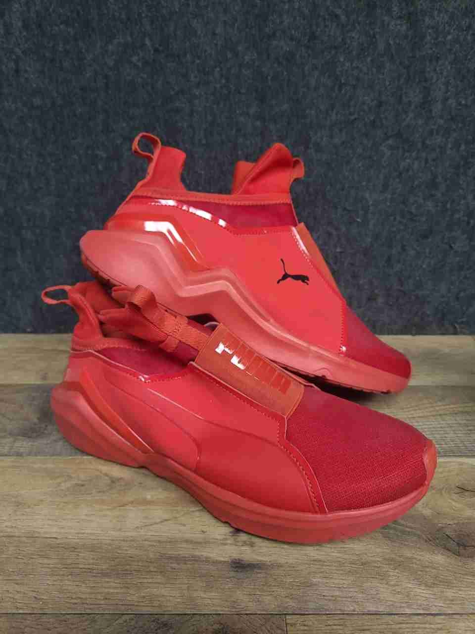 Puma Fierce 2 Women's Red Slip-On Training Shoes Sneakers Size 10
