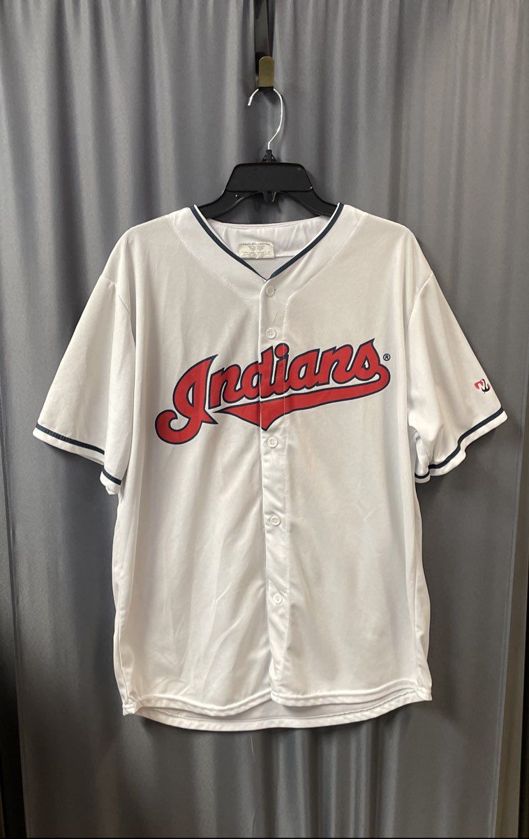 Match-Up Cleveland Indians Edwin Encarnacion #10 SGA Baseball Jersey White Sz XL