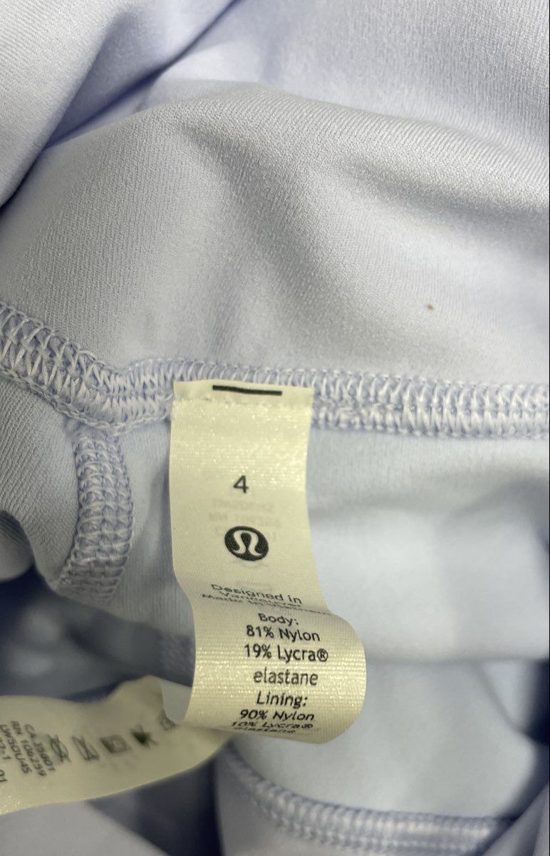 Lululemon Women's Fast and Free High-Rise Tight Lavender Pockets Sz 4