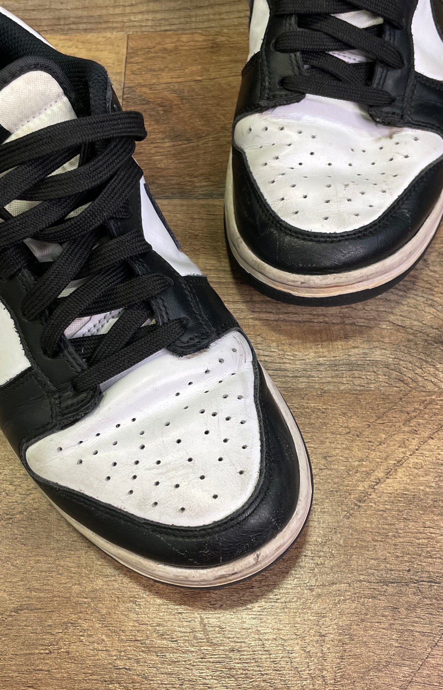 Nike Dunk Low Black White Panda Women's Sneakers Size 8