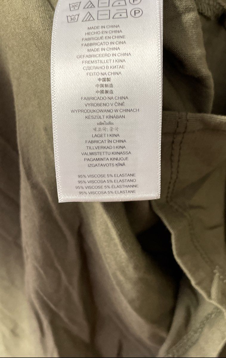 Michael Kors Women's Tunic Safari Green V-Neck Drawstring Roll-Tab Sleeve NWT XL