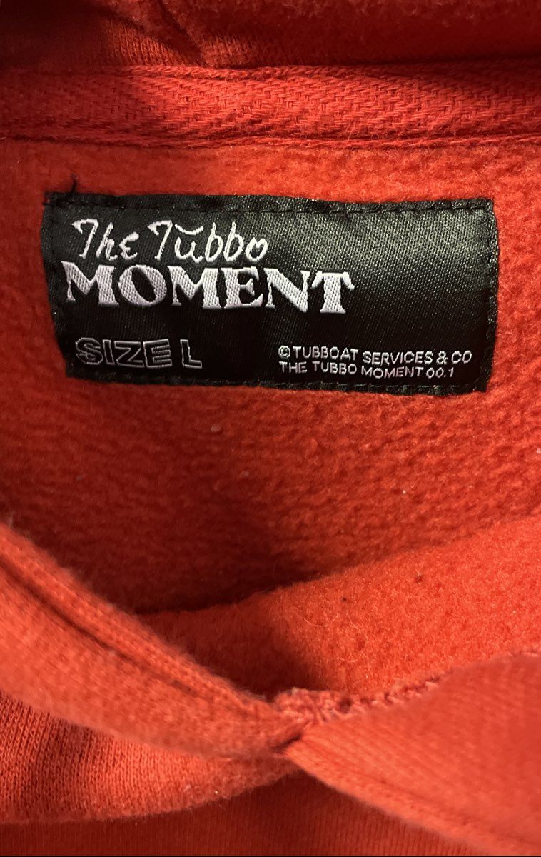 The Tubbo Moment Men's Red Ukulele Blueprint Limited Edition Hoodie Sz L