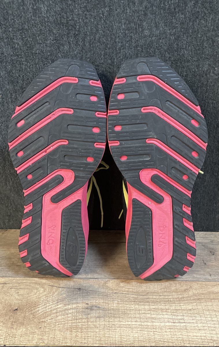 Brooks Launch GTS 9 Black Yellow Pink Men's Running Shoes Size 9