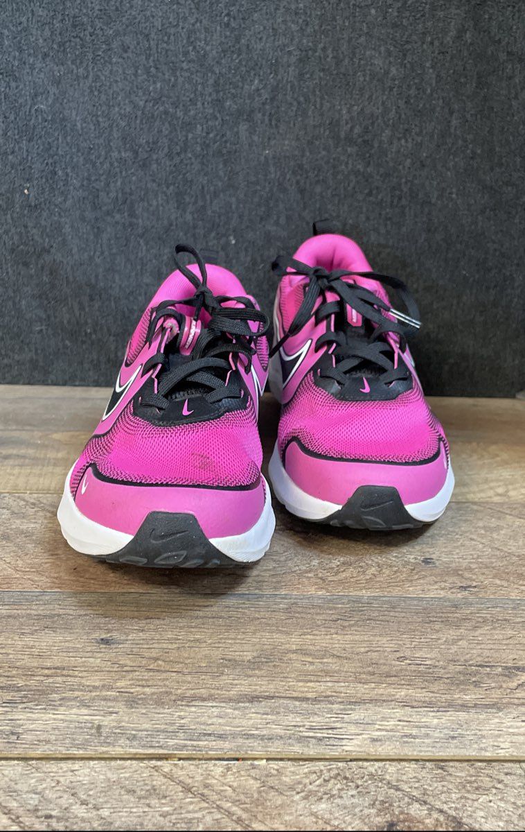 Nike Downshifter 13 Pink Black White Youth Running Shoes Size 7Y