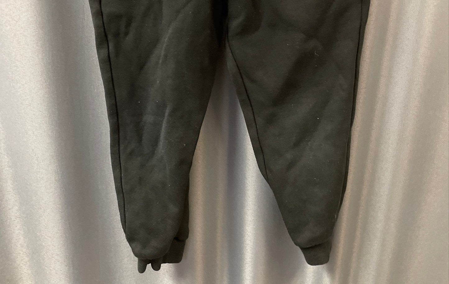 Polo Ralph Lauren Kids Black Cotton Blend Drawstring Logo Joggers Sz 4