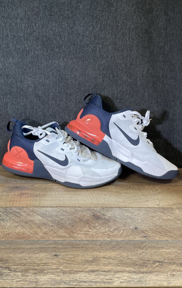 Nike Air Max Alpha Trainer 5 White Blue Red Training Sneakers Size 8