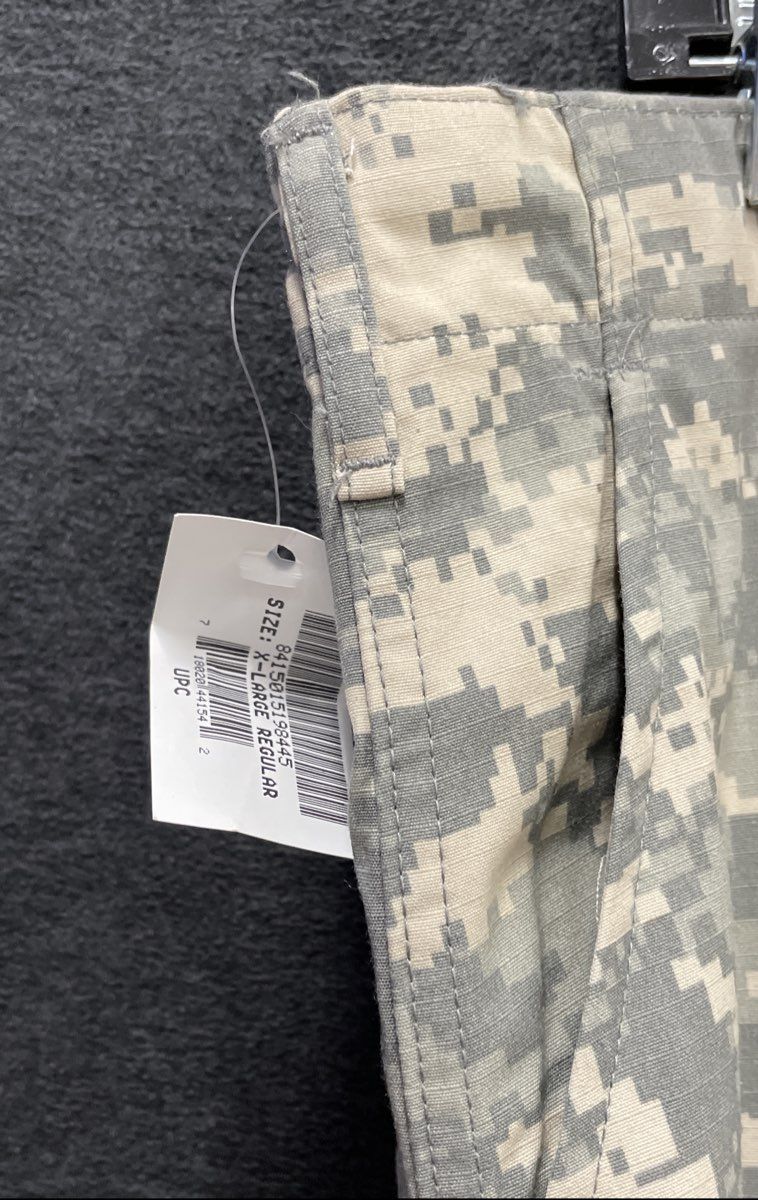 Woolrich Men's ACU Digital Camo Army Combat Uniform Cargo Pants XL Regular NWT