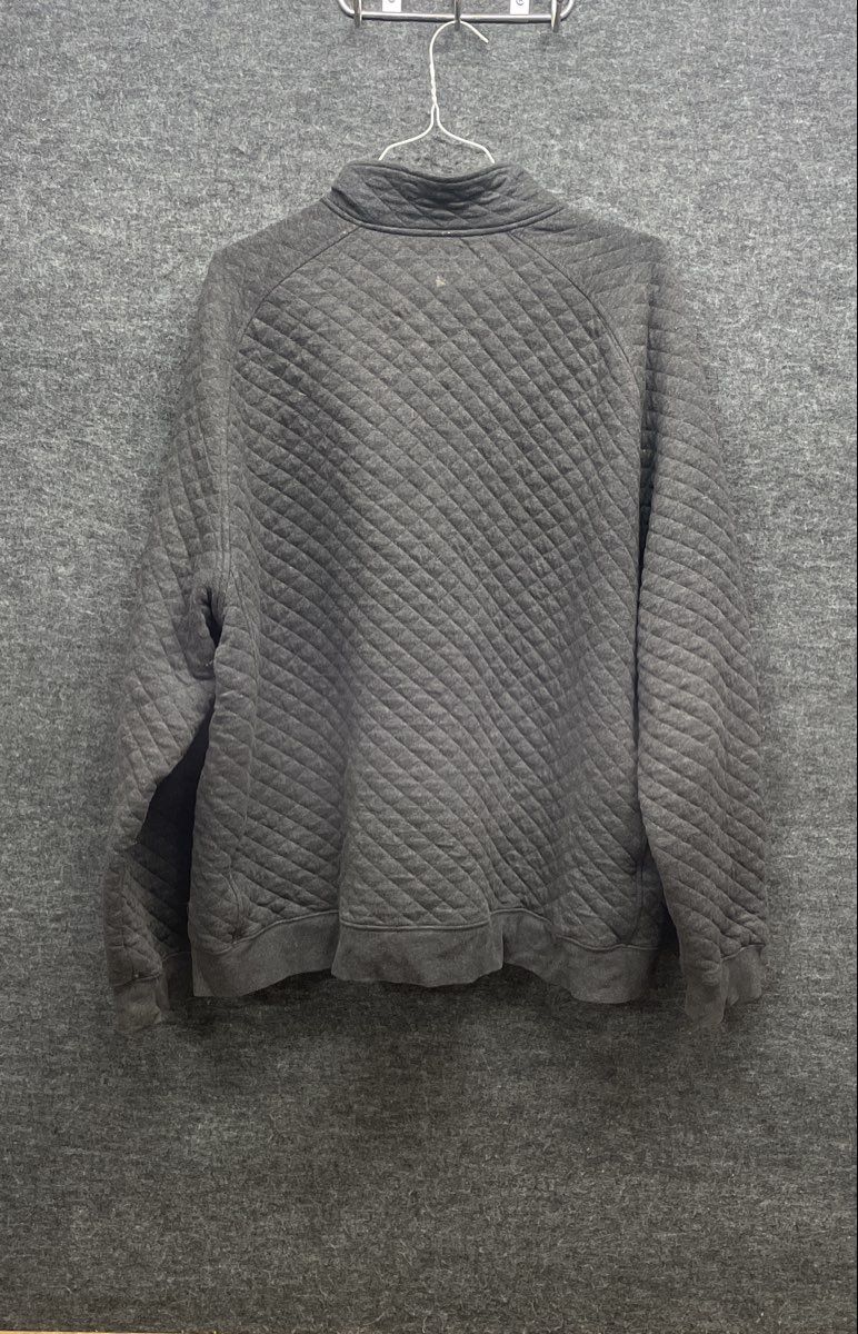 L.L. Bean Men's Quilted Full Zip Sweatshirt Jacket Gray Sz XXXL-REG