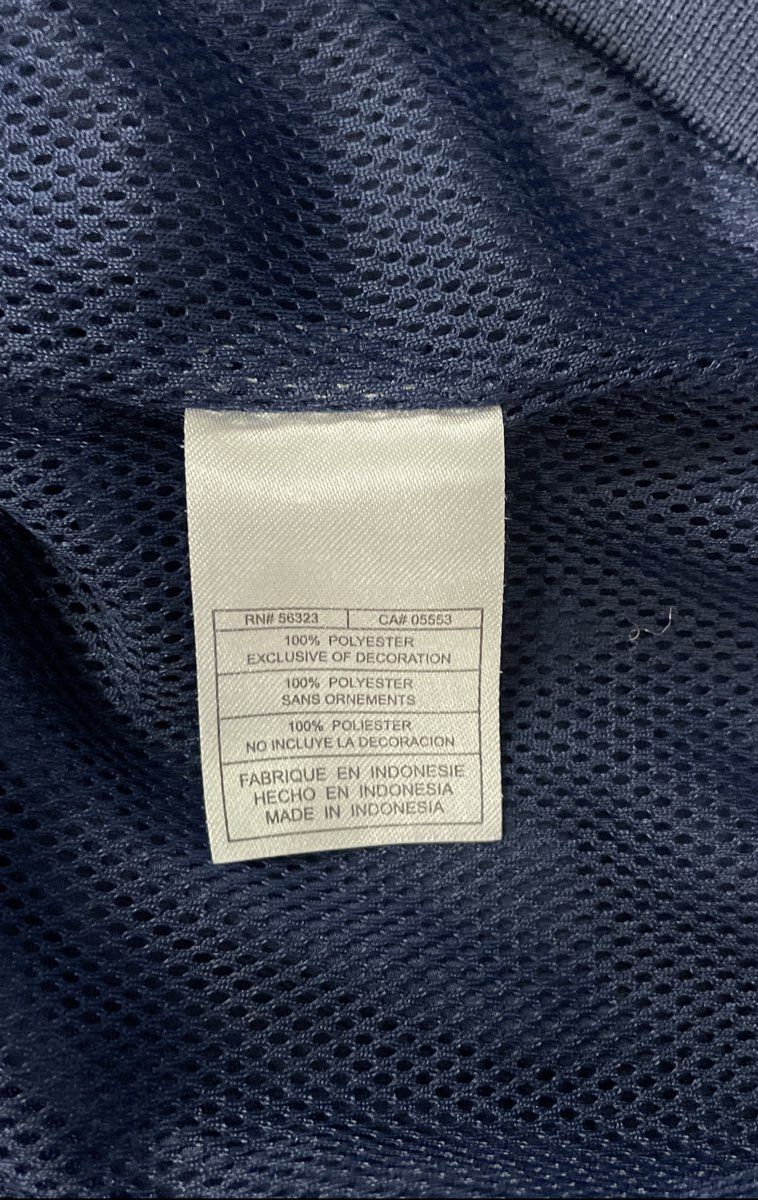Nike Men's Vintage Y2K UVA Virginia Cavaliers Quarter-Zip Windbreaker Navy XL