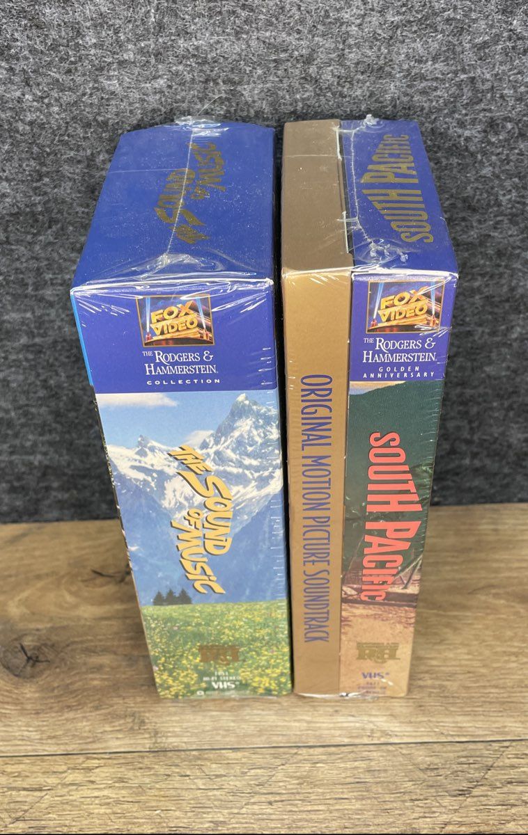 Vintage Rodgers & Hammerstein South Pacific The Sound of Music VHS Lot Sealed