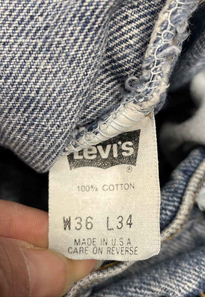 Vintage 90s Levi's 560 Comfort Fit Tapered Leg Jeans Made in USA Sz 36x34