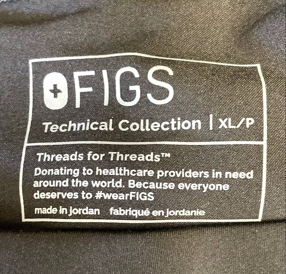 Figs Women's Black Technical Collection Drawstring Scrub Cargo Pants NWT Sz XL/P