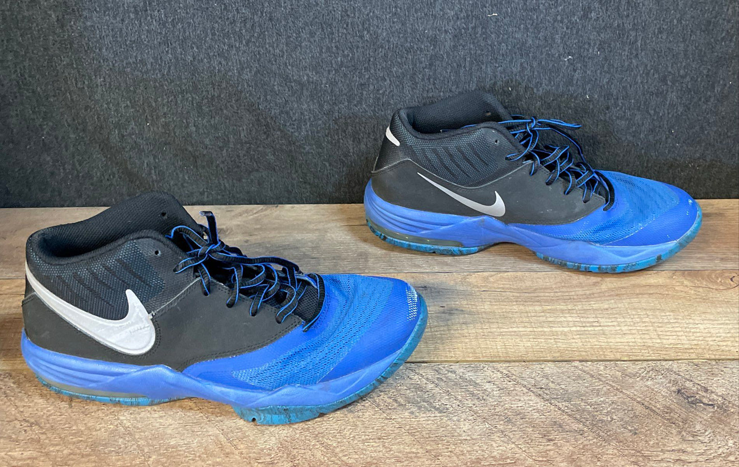 Nike Air Max Emergent Blue Black Basketball Shoes Size 9