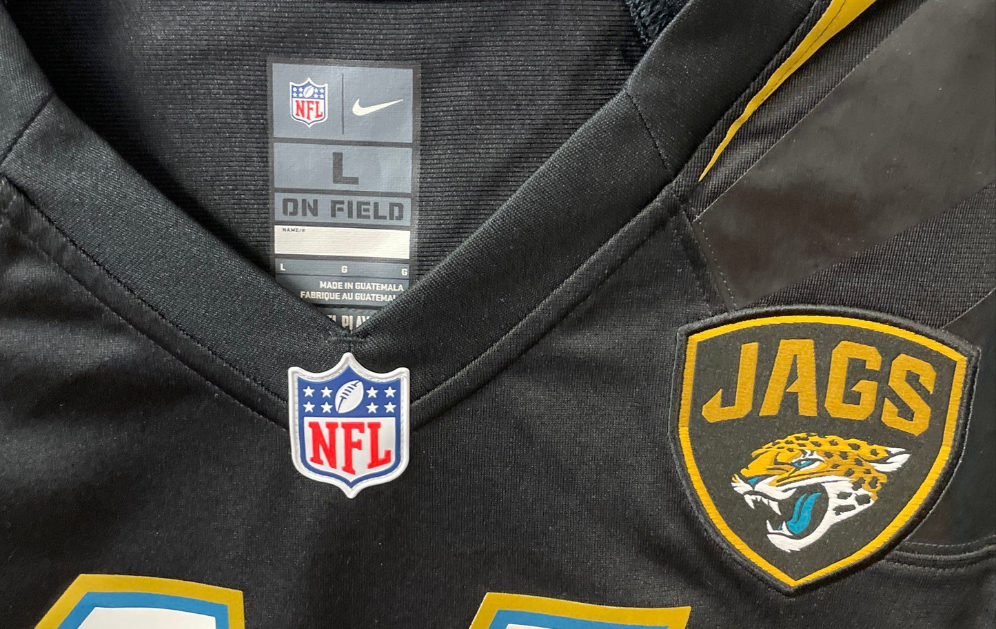 Nike Men's Jacksonville Jaguars Justin Blackmon #14 Jersey Black Teal Sz L