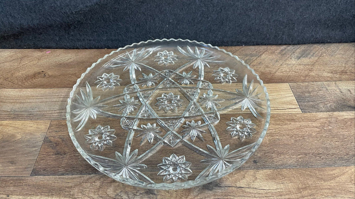 Vintage Style Anchor Hocking Early American Prescut "Star of Daivd"