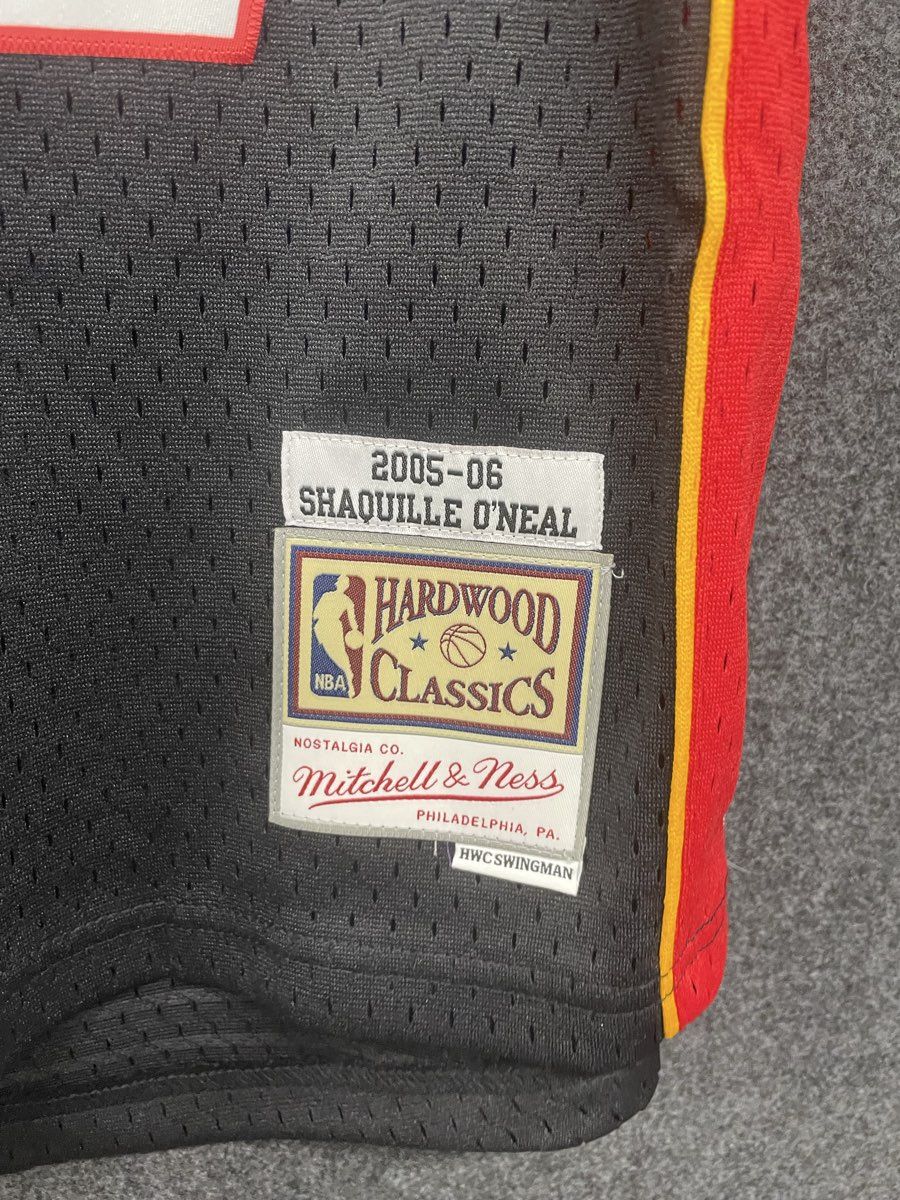 Mitchell & Ness NBA Miami Heat Shaquille O'Neal 32 Hardwood Classics Youth M