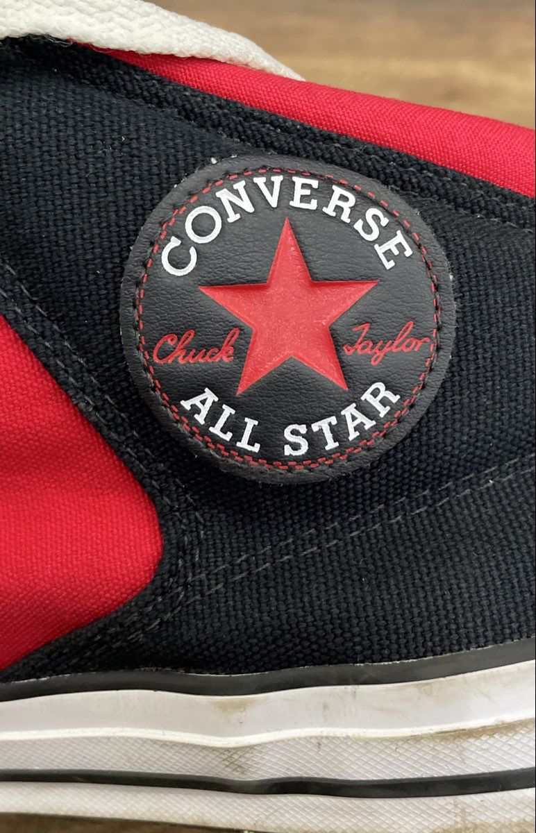 Converse Chuck Taylor All Star High Street Red Black Mid Top Size Men's 11