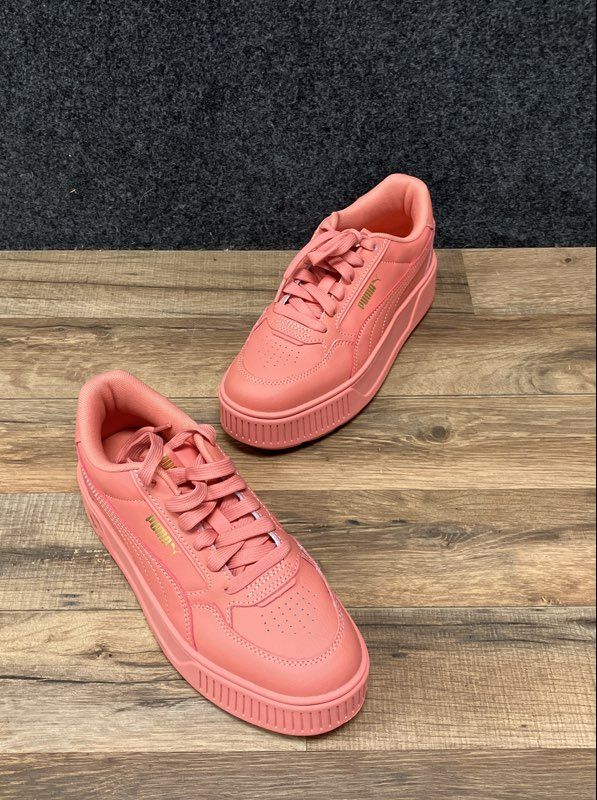 Puma Karmen Rebelle Pink Peach Platform Women's Lifestyle Sneakers Size 8