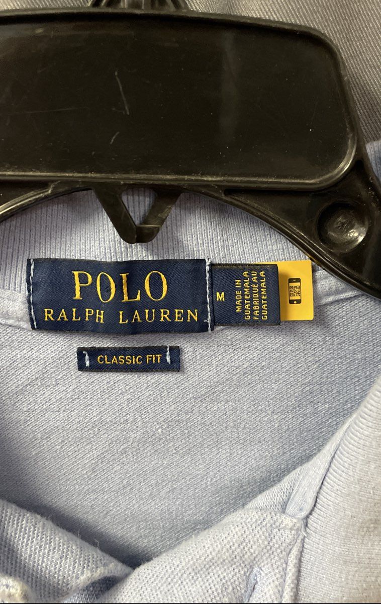 Polo Ralph Lauren Men's Light Blue Classic Fit Cotton Polo Golf Shirt Size M