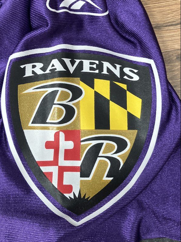 Reebok Men's Baltimore Ravens Joe Flacco #5 NFL Equipment Purple Jersey Size M