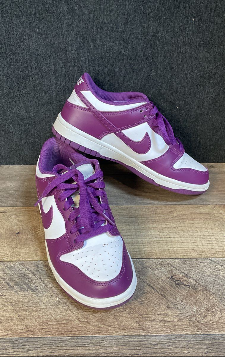 Nike Dunk Low GS Beyond Pink White Basketball Sneakers Size 5Y