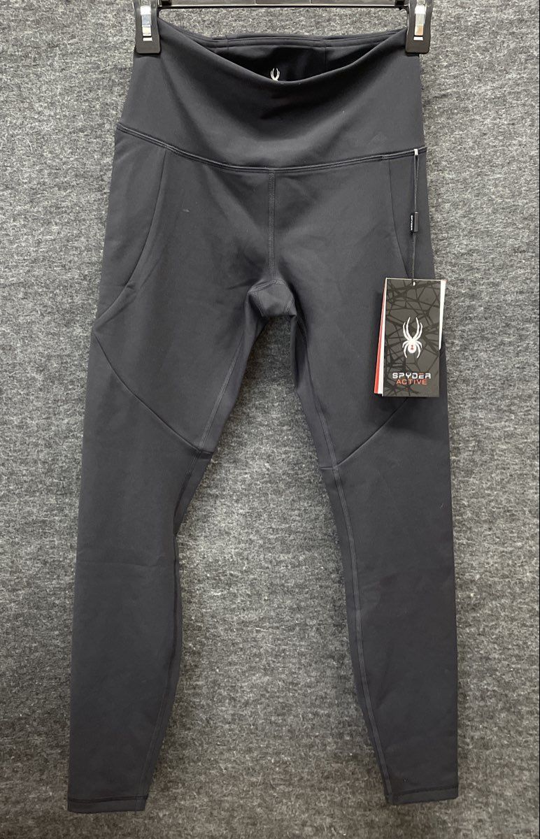Spyder Women's Dark Blue High Waist Active Leggings Style SP6028 NWT Sz XS