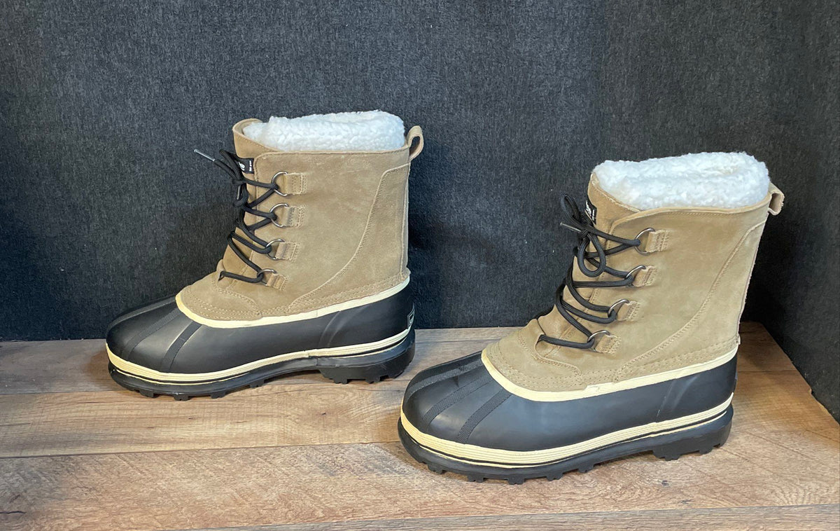 Herman Survivors Tan Black Thinsulate Winter Pac Duck Boots Men's Size 11
