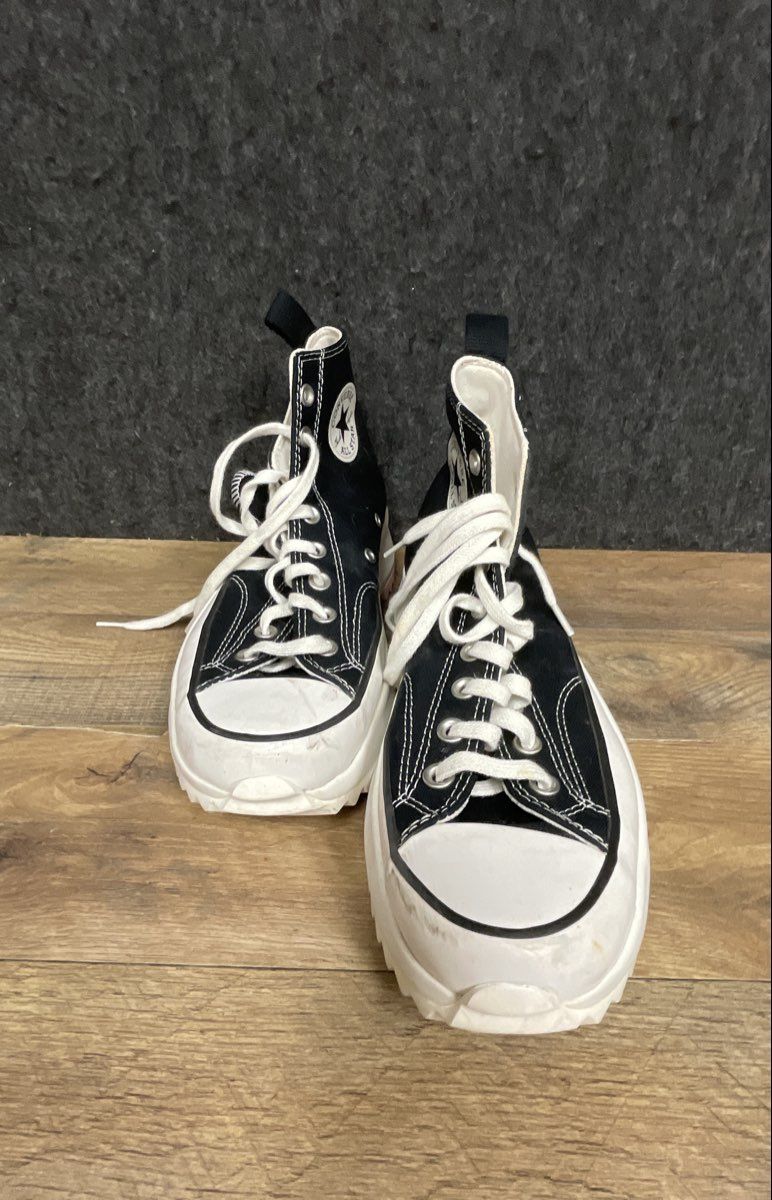 Converse Run Star Hike Hi Crafted With Love Black Pink Women's 9.5 Men's 8