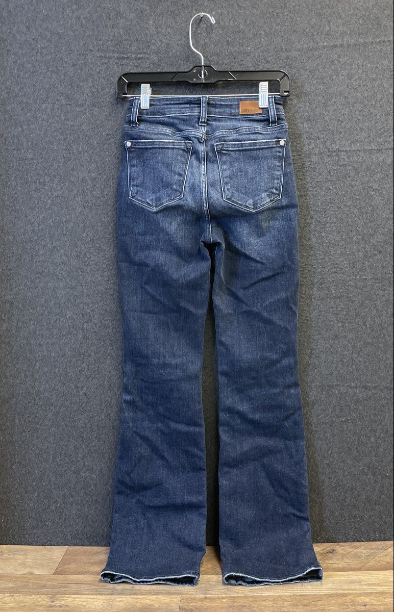 Judy Blue Women's Slim Boot Cut Jeans Dark Wash Blue Denim Sz 0/24