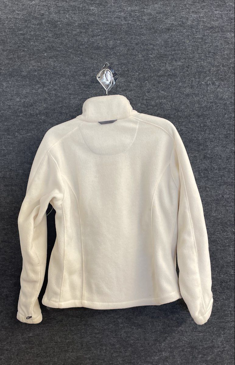 Columbia Women's Vertex Interchange Fleece Jacket Off-White Full Zip Sz M